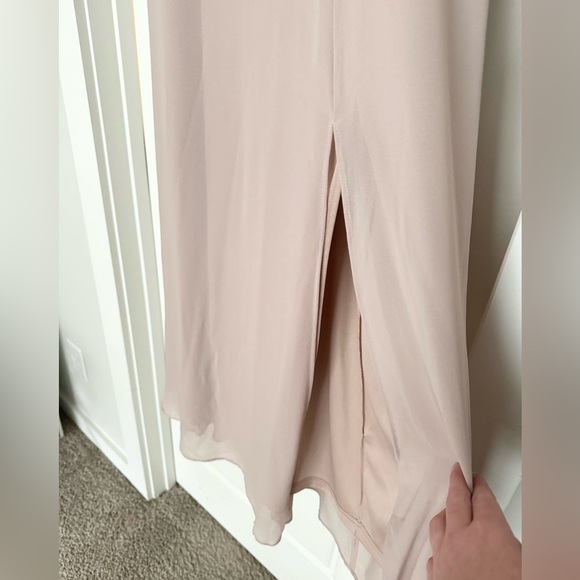 Birdy Grey Taupe Chiffon Dress - Picture 2 of 6